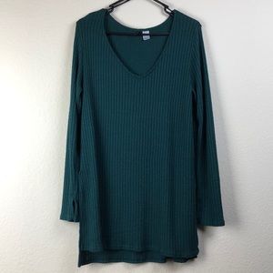 H&M Green Sweater Tunic